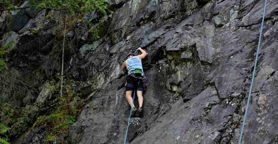 rock-climbing